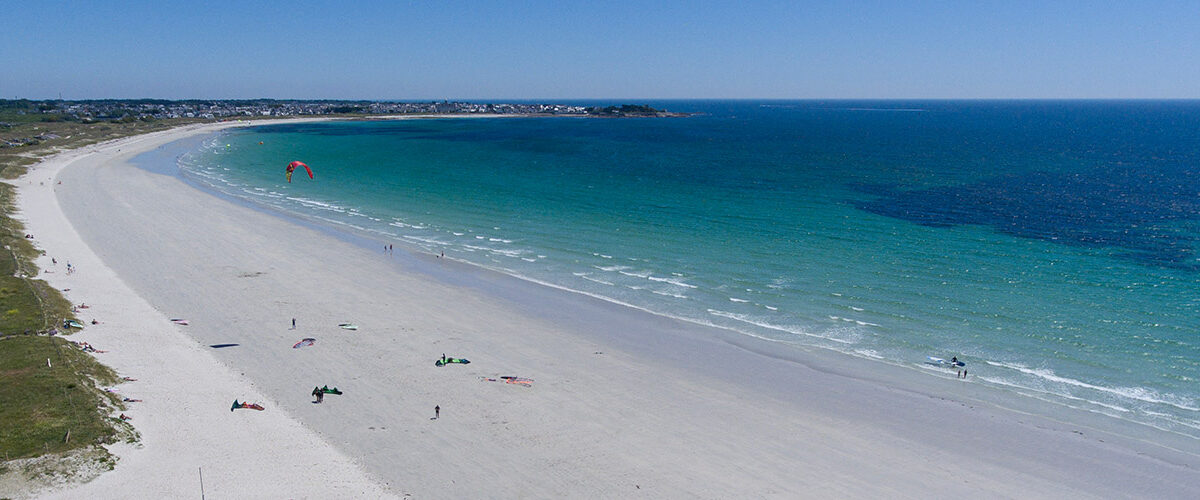 Penmarc'h - Plage du Ster, kite surf