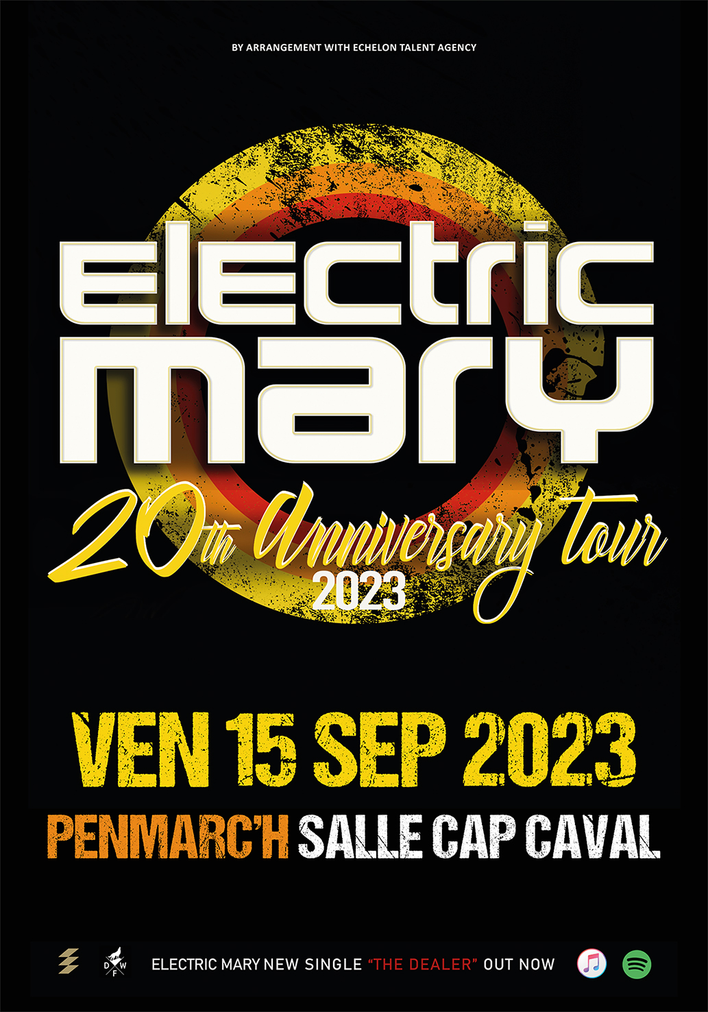 Electric Mary, The Mercury Riots Concert rock - Salle Cap Caval
