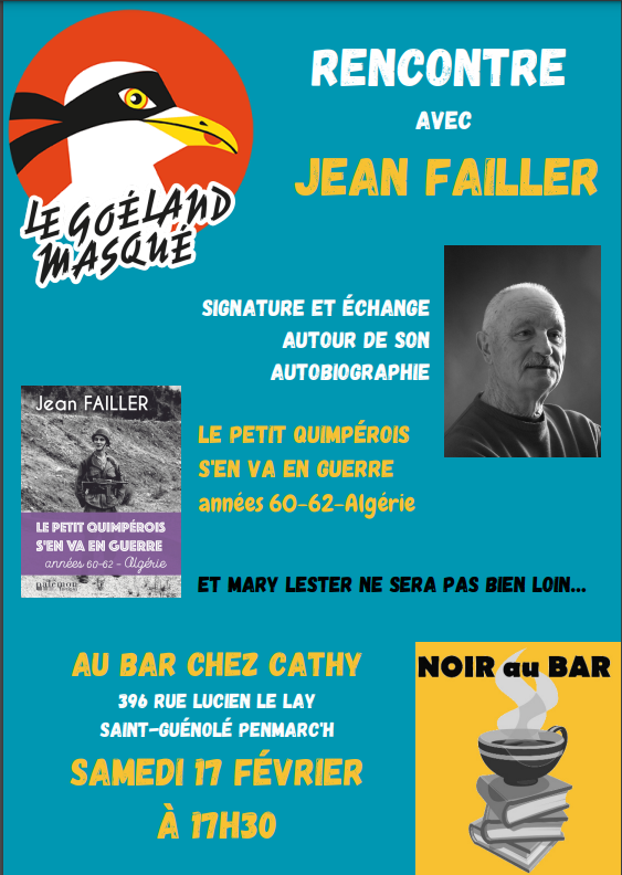 Les RDV du Goéland Masqué : rencontre avec Jean Failler