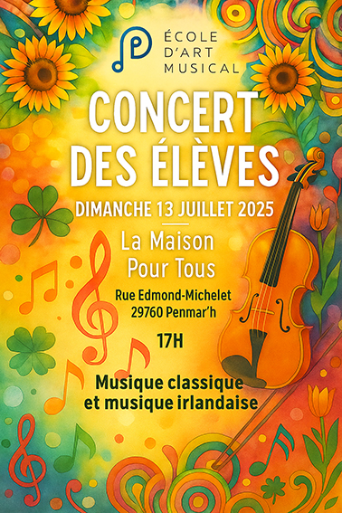 Concert des élèves de l'école d'art musical de Paris