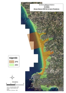 Carte Natura 2000 Penmarc'h Finistere