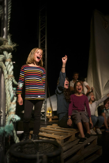 Préparation du spectacle musical des enfants