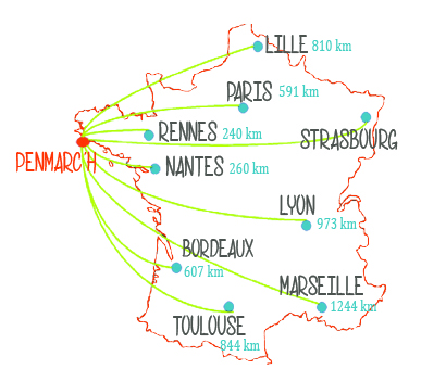 carte provenances avions©OTPEN